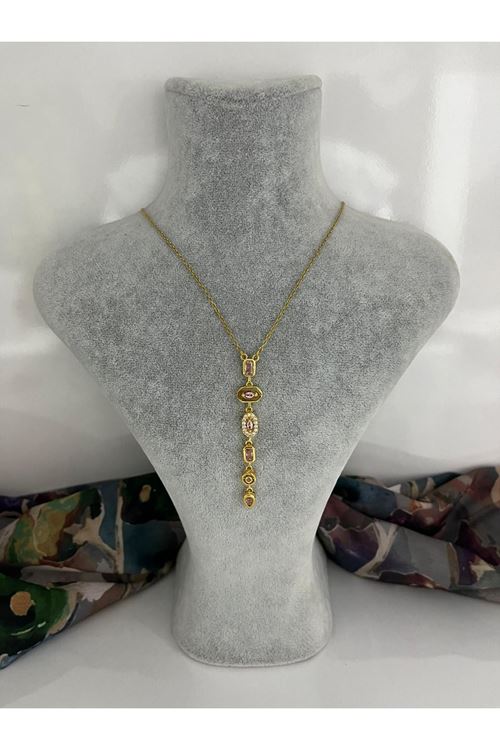 Y Model Çelik Kolye   