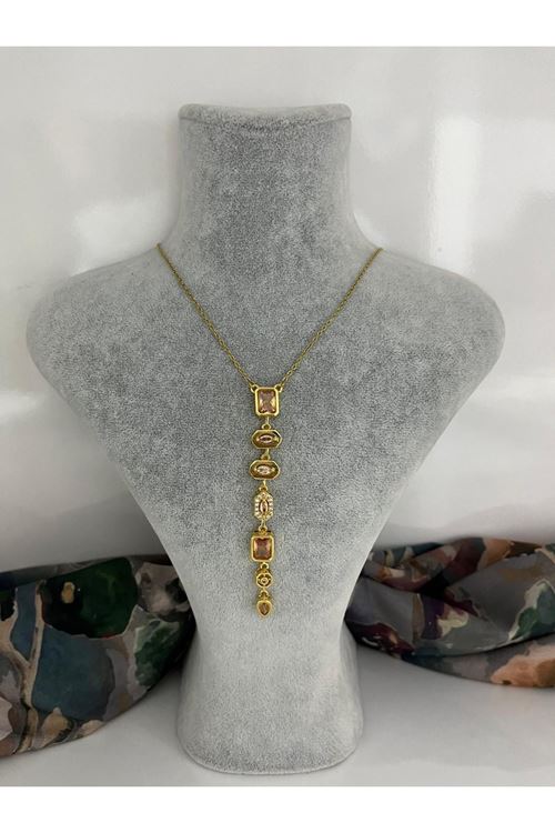 Y Model Çelik Kolye   