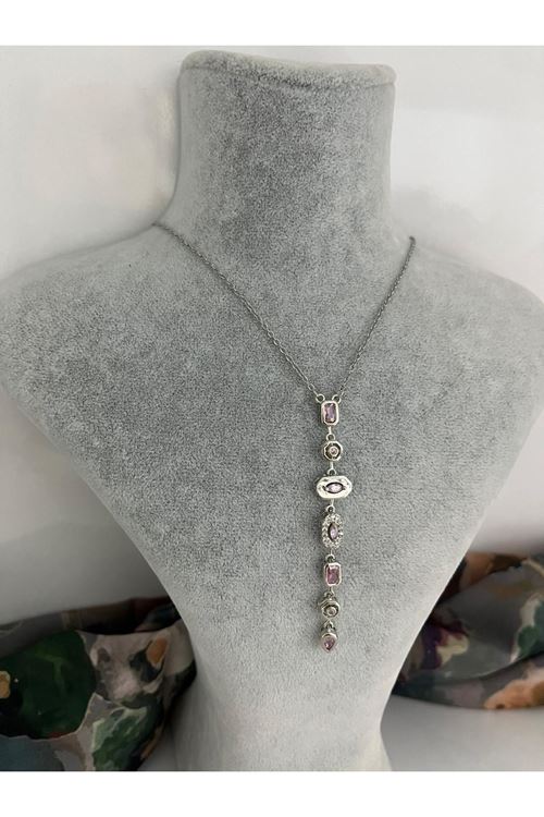 Y Model Çelik Kolye   