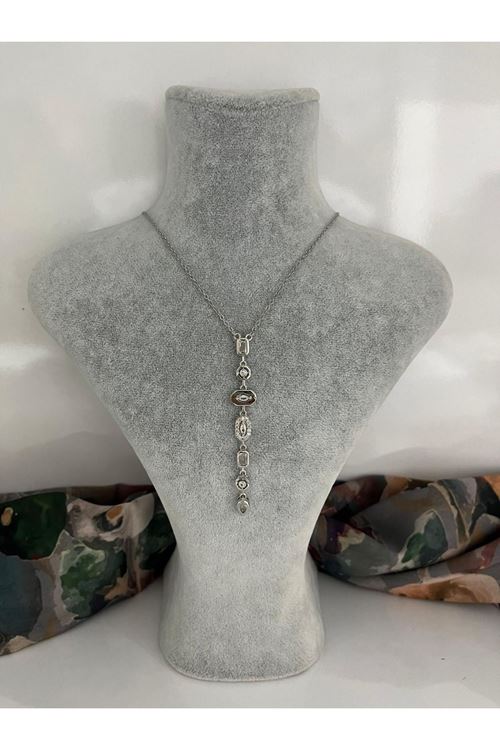 Y Model Çelik Kolye  