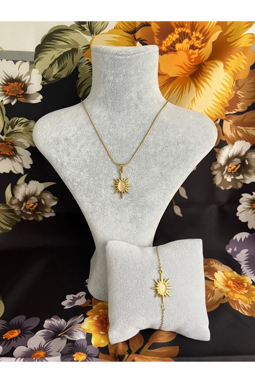  Çelik Kolye-Bileklik Takım 