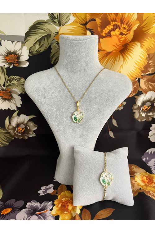  Çelik Kolye-Bileklik Takım 