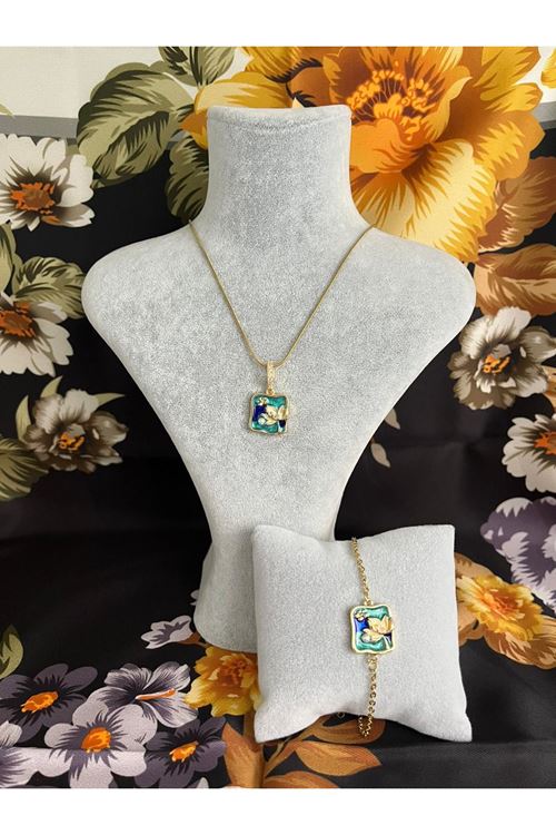  Çelik Kolye-Bileklik Takım 