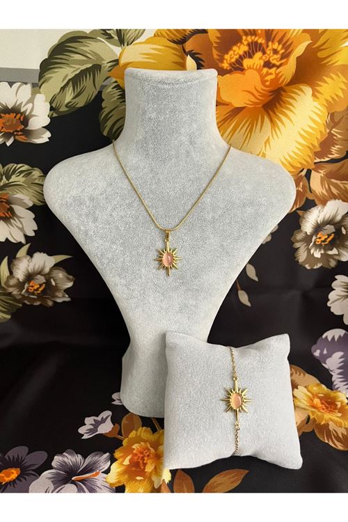  Çelik Kolye-Bileklik Takım 