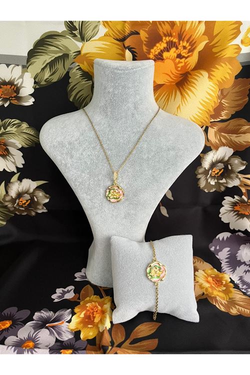  Çelik Kolye-Bileklik Takım