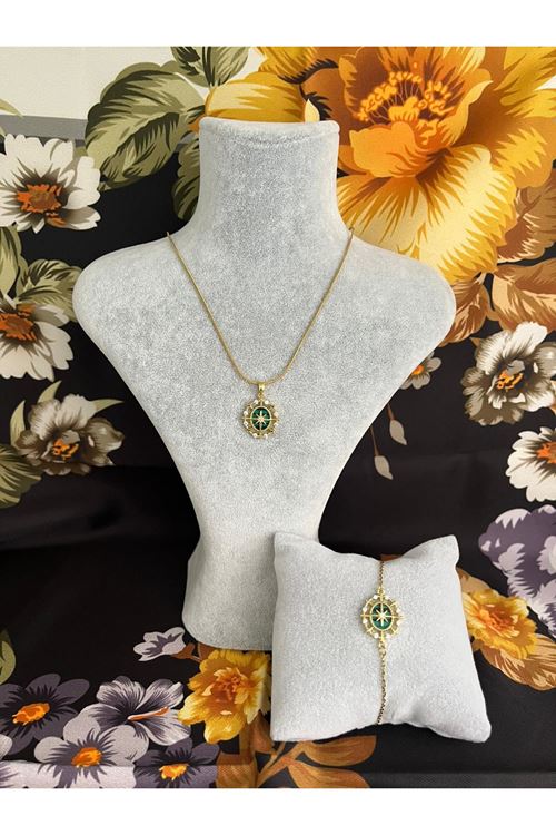  Çelik Kolye-Bileklik Takım