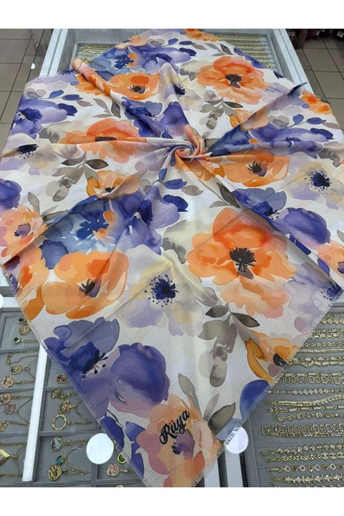 Rüya Koton Eşarp Yonca Modeli   