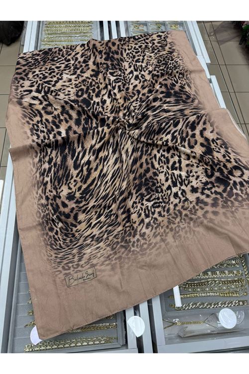  Leopar Desen Kraş Şal     