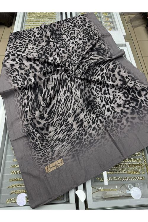  Leopar Desen Kraş Şal     