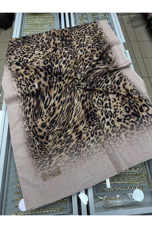  Leopar Desen Kraş Şal     