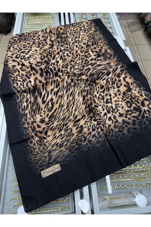  Leopar Desen Kraş Şal     