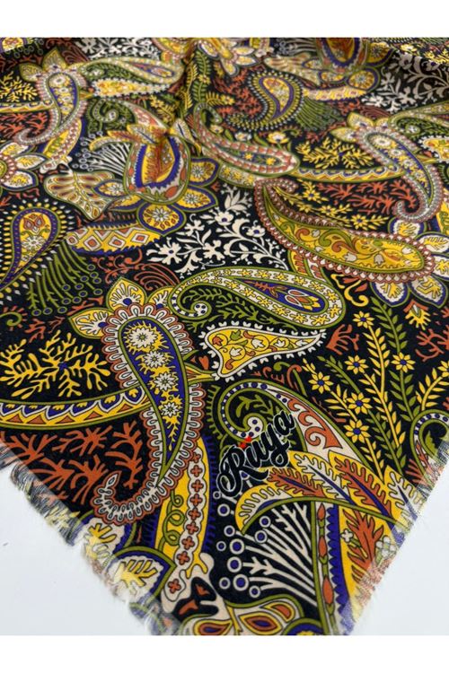 Rüya Koton Eşarp Nakkaş Modeli   