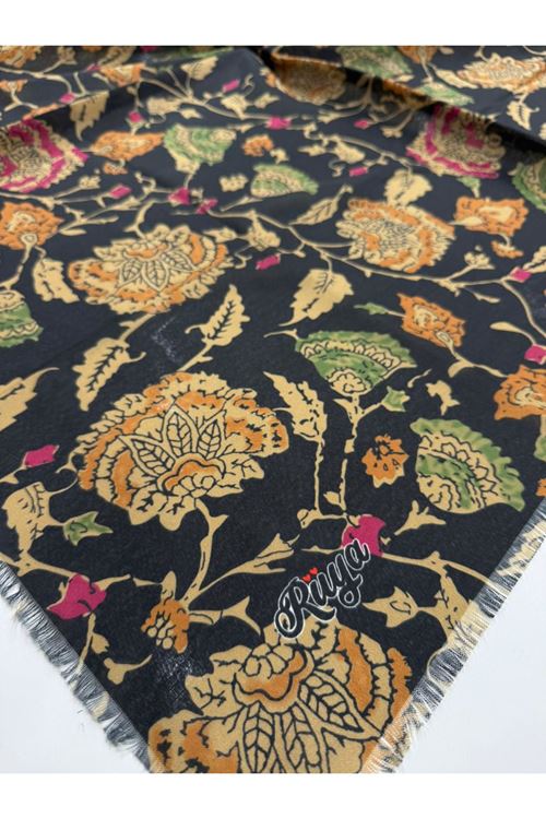 Rüya Koton Eşarp Safra Modeli 