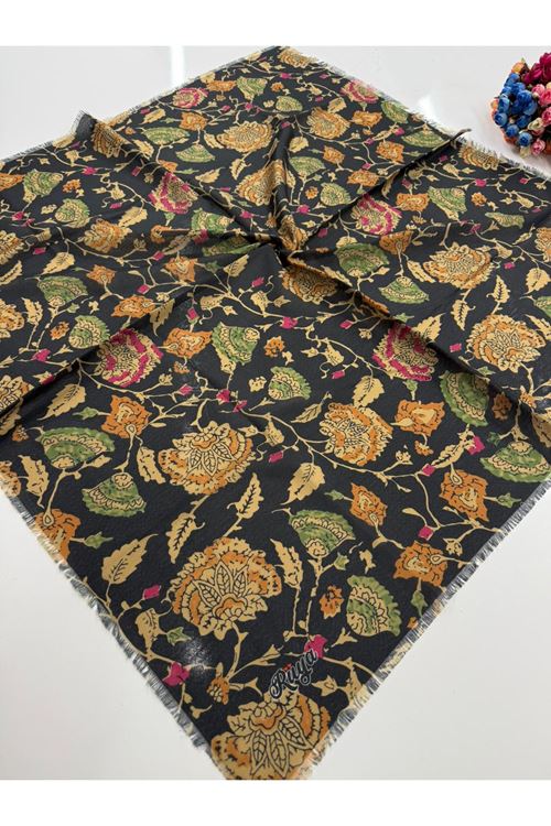 Rüya Koton Eşarp Safra Modeli 