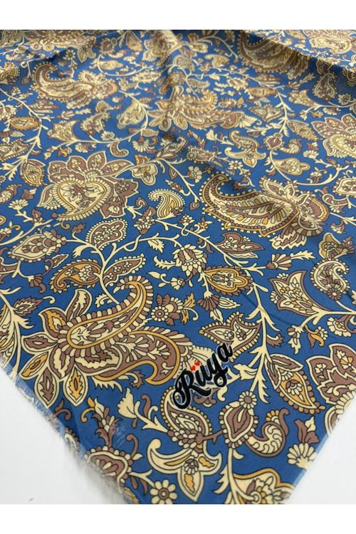 Rüya Koton Eşarp Etnik Desen 