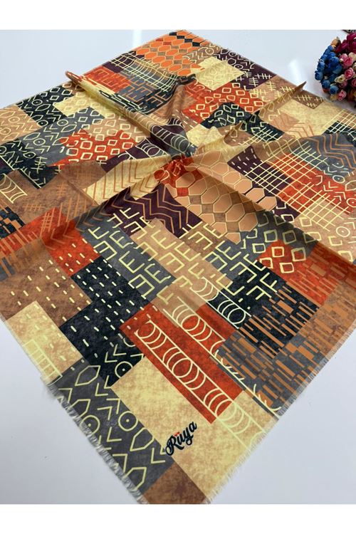 Rüya Koton Eşarp Hezar Modeli   