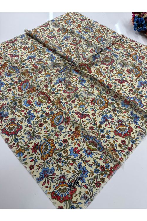 Rüya Koton Eşarp Karanfil Modeli    