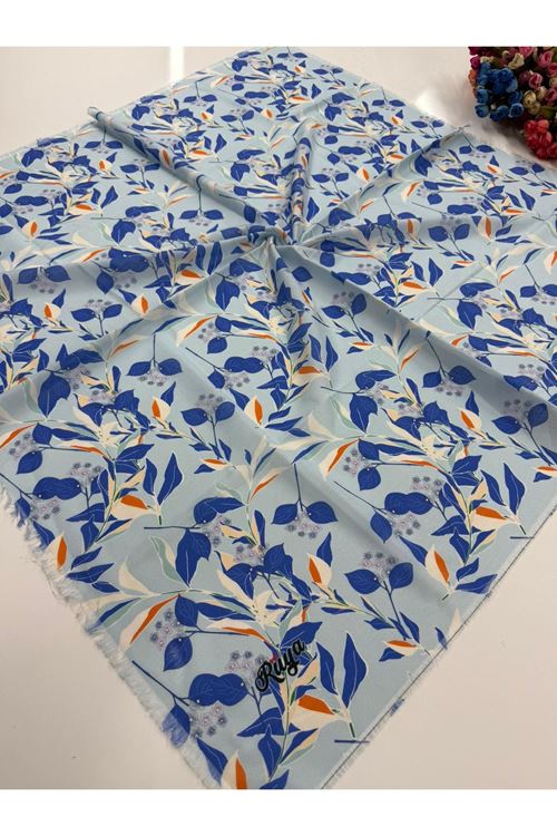 Rüya Koton Eşarp Yaprak Modeli     