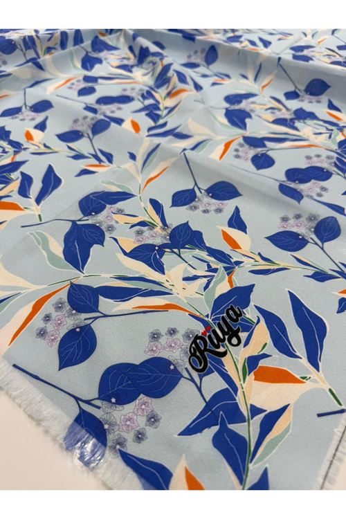 Rüya Koton Eşarp Yaprak Modeli     