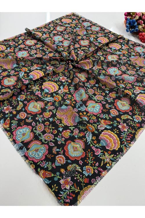 Rüya Koton Eşarp Karanfil Modeli   