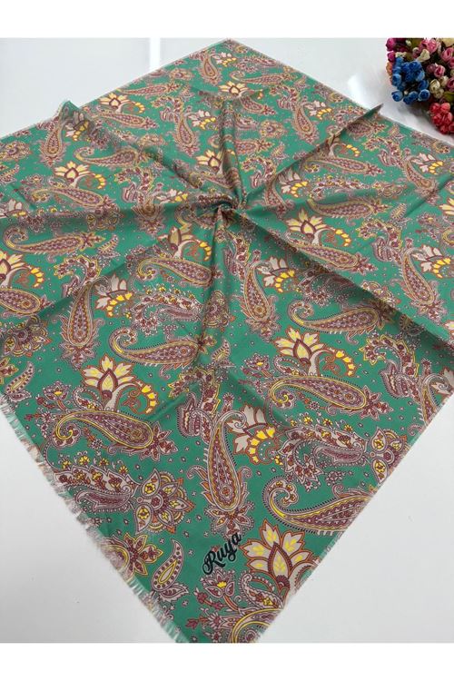 Rüya Koton Eşarp Etnik Desen