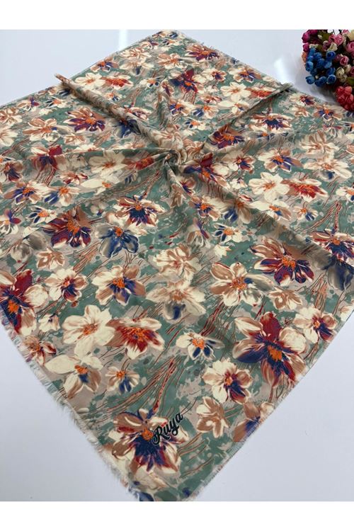 Rüya Koton Eşarp Çisel Modeli  