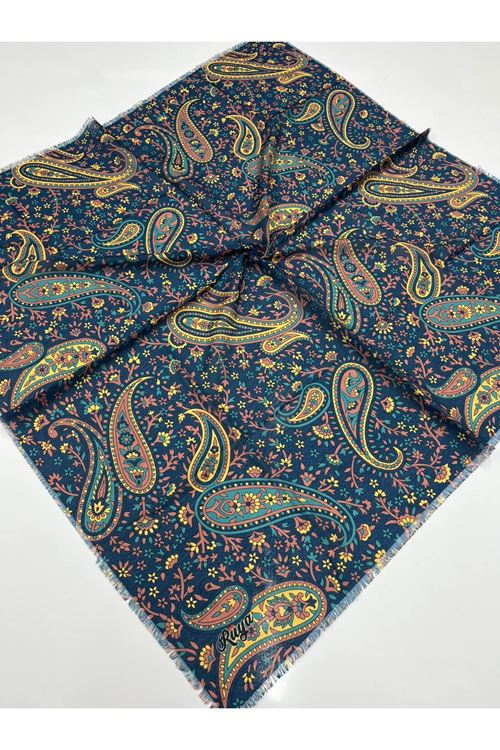 Rüya Koton Eşarp Etnik Çiçek Modeli    