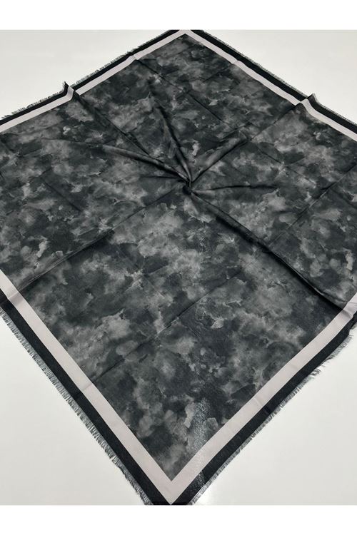 Rüya Koton Eşarp Bulut Desen