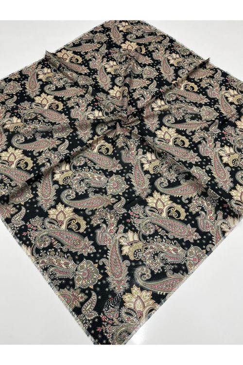 Rüya Koton Eşarp Etnik Özbek Modeli    