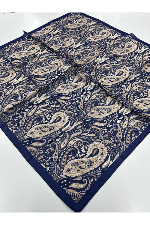 Etnik Nisa Desen Soft Eşarp