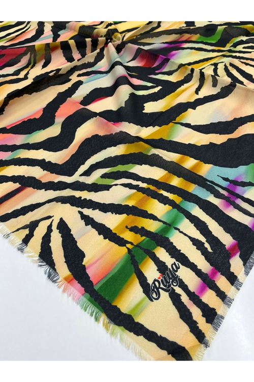 Rüya Koton Eşarp Zebra Modeli  