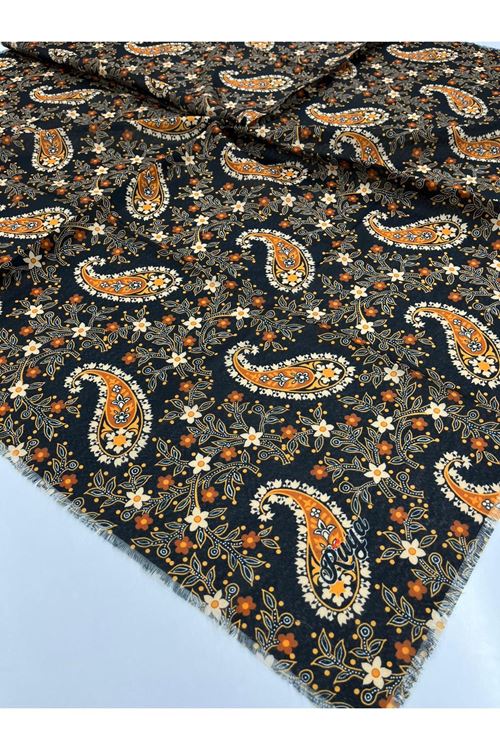 Rüya Koton Eşarp Etnik Mini Çiçek Modeli