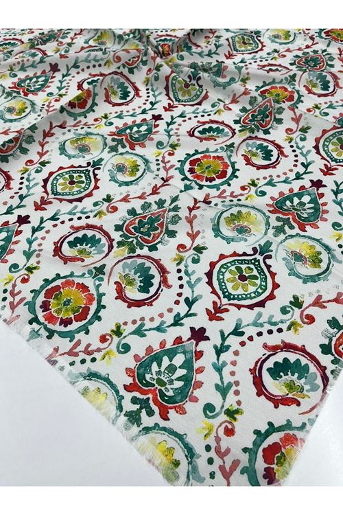 Rüya Koton Eşarp Damga Modeli 