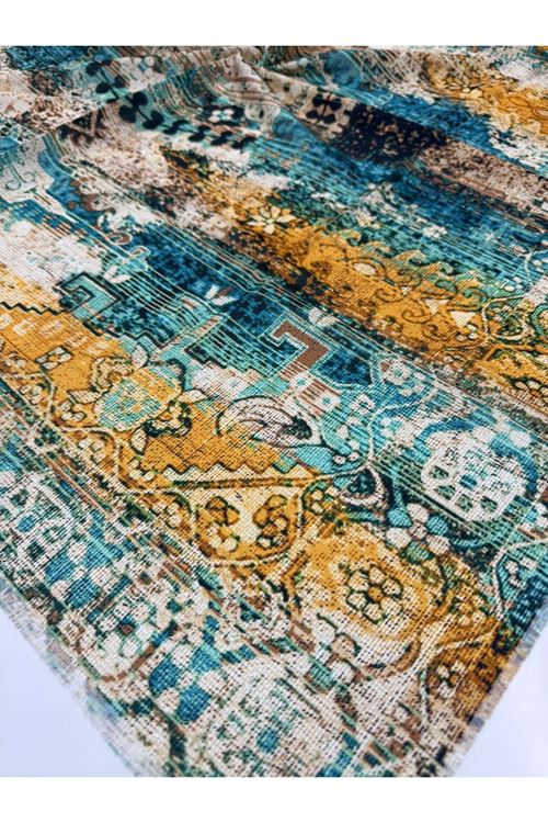 Rüya Koton Eşarp Kilim Modeli   