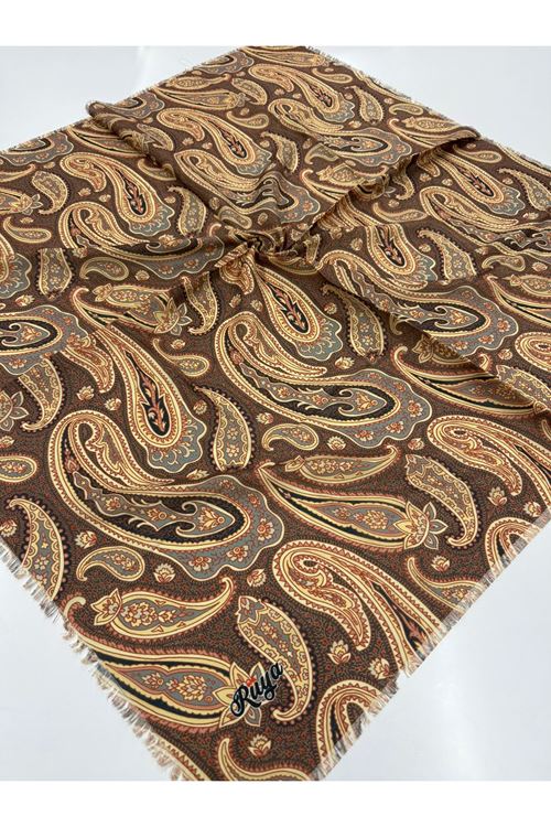 Rüya Koton Eşarp Etnik Sima Modeli 