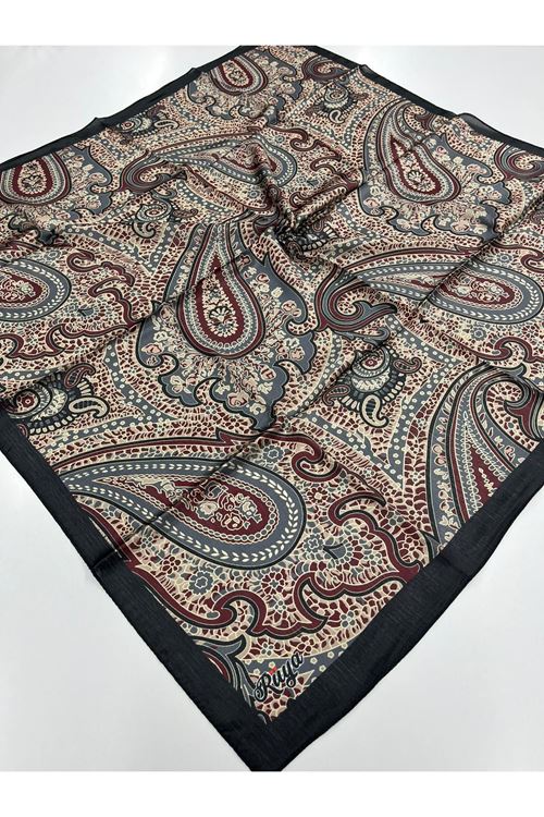 Etnik Koza Modeli Pırıltı Eşarp 