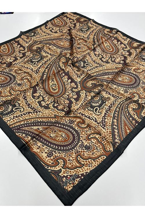 Etnik Koza Modeli Pırıltı Eşarp  