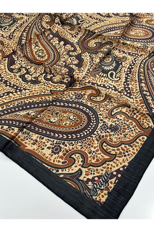 Etnik Koza Modeli Pırıltı Eşarp  