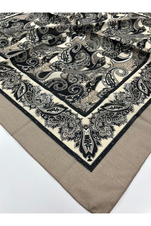 Etnik Desen Naturel Eşarp 