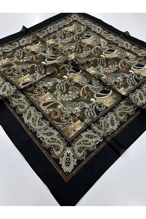 Etnik Desen Naturel Eşarp  