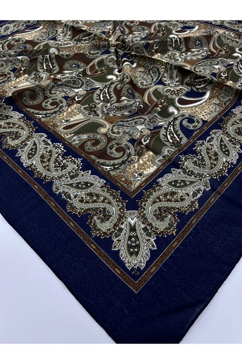 Etnik Desen Naturel Eşarp  