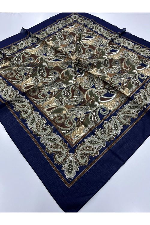 Etnik Desen Naturel Eşarp  