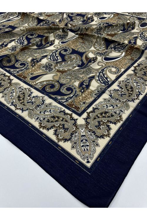 Etnik Desen Naturel Eşarp  