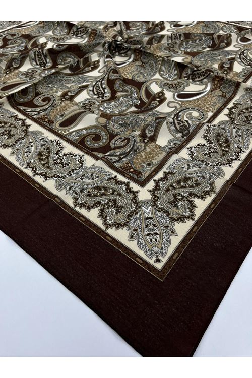 Etnik Desen Naturel Eşarp   