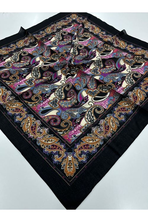 Etnik Desen Naturel Eşarp    