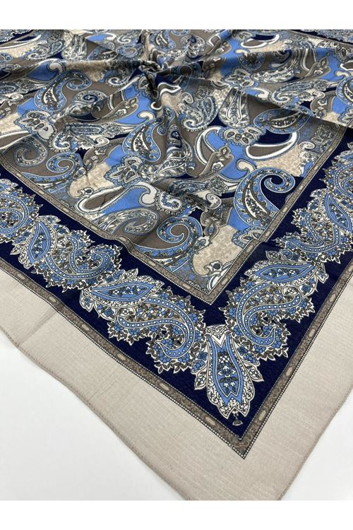 Etnik Desen Naturel Eşarp   