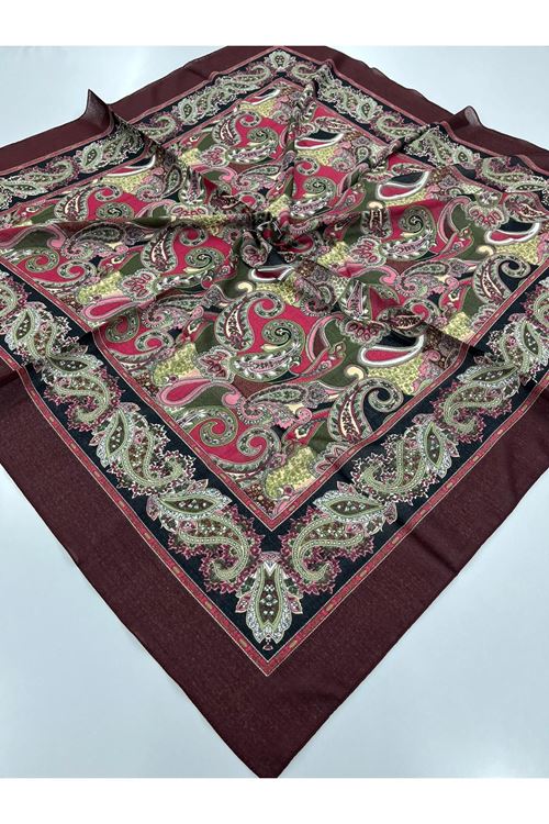 Etnik Desen Naturel Eşarp  