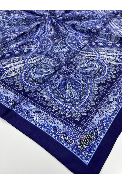 Etnik Etro Desen Pırıltı Eşarp