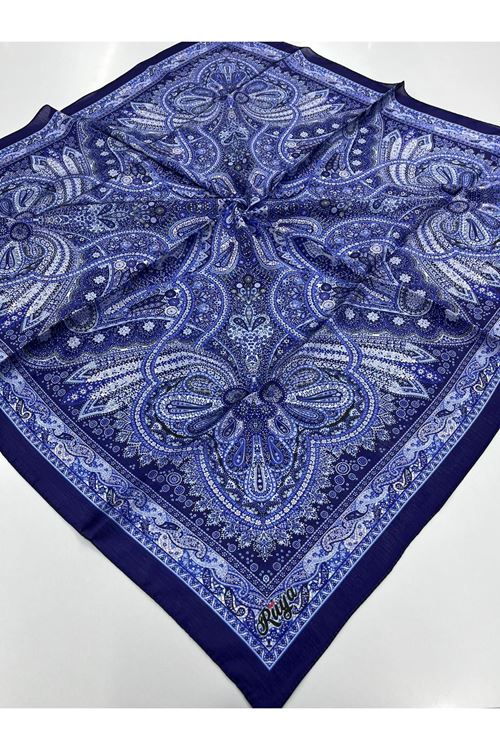 Etnik Etro Desen Pırıltı Eşarp