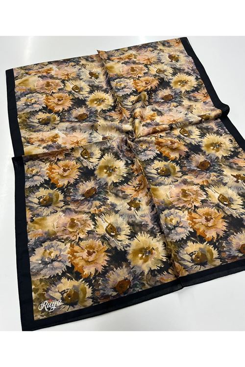 Şakayık Desen Rüya Organik Şal